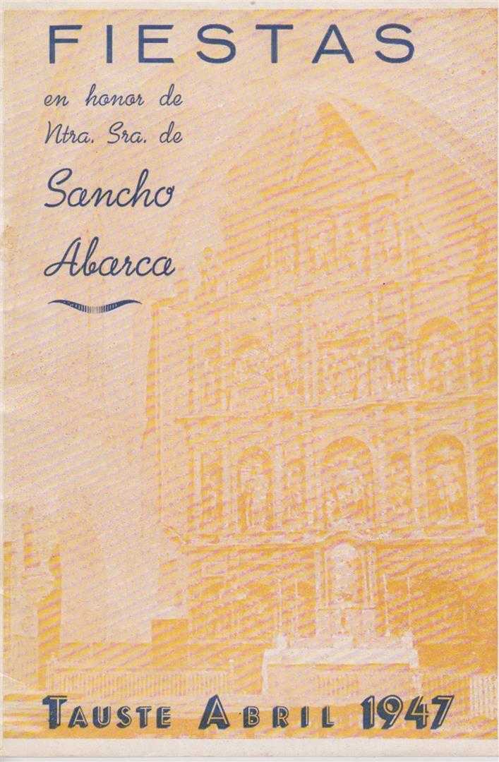 Fiestas patronales en honor a Nuestra Señora de Sancho Abarca  